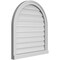 Ekena Millwork Round Top Surface Mount PVC Gable Vent: Functional, w/ 2"W x 2"P Brickmould Sill Frame, 26"W x 28"H GVPRT26X2803SF - alternate 2